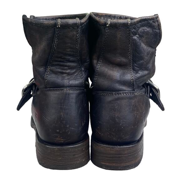 FRYE Women’s Veronica Short Distressed Moto Ankle Boot Size US 6 - Picture 8 of 11